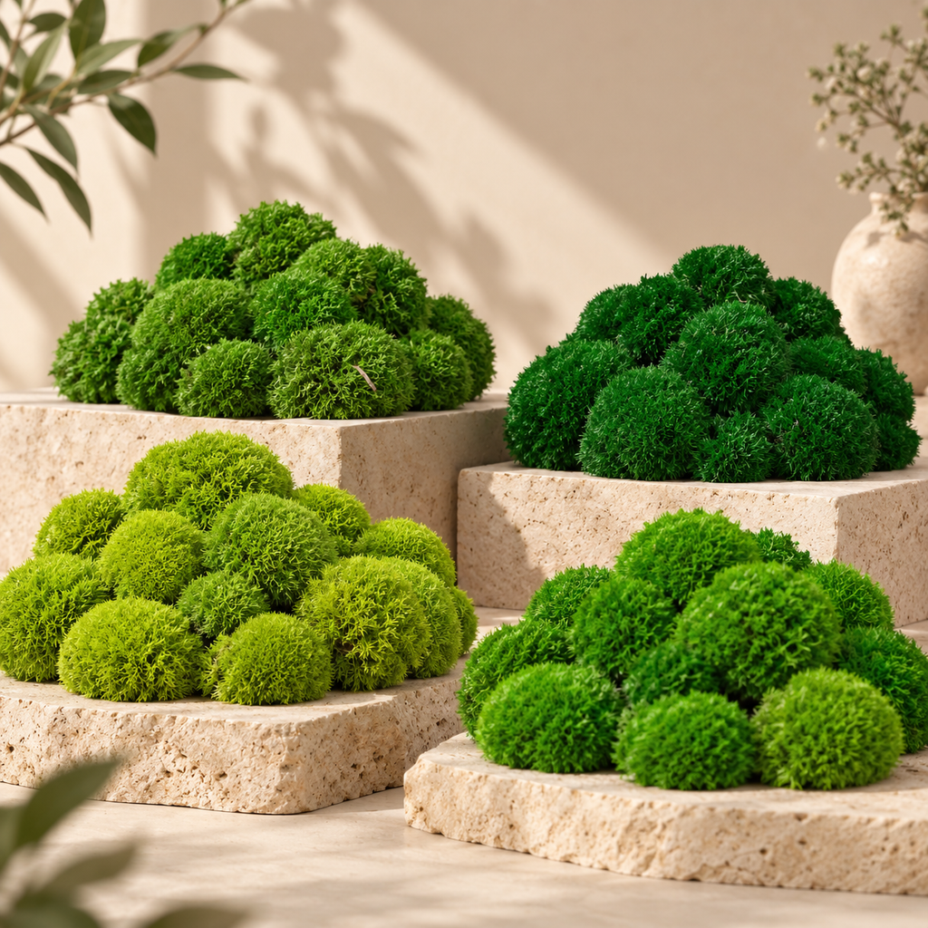 Zencewell Preserved Natural Moss for Crafts – Real Dried Moss for Terrariums, Moss Wall Art & DIY Décor